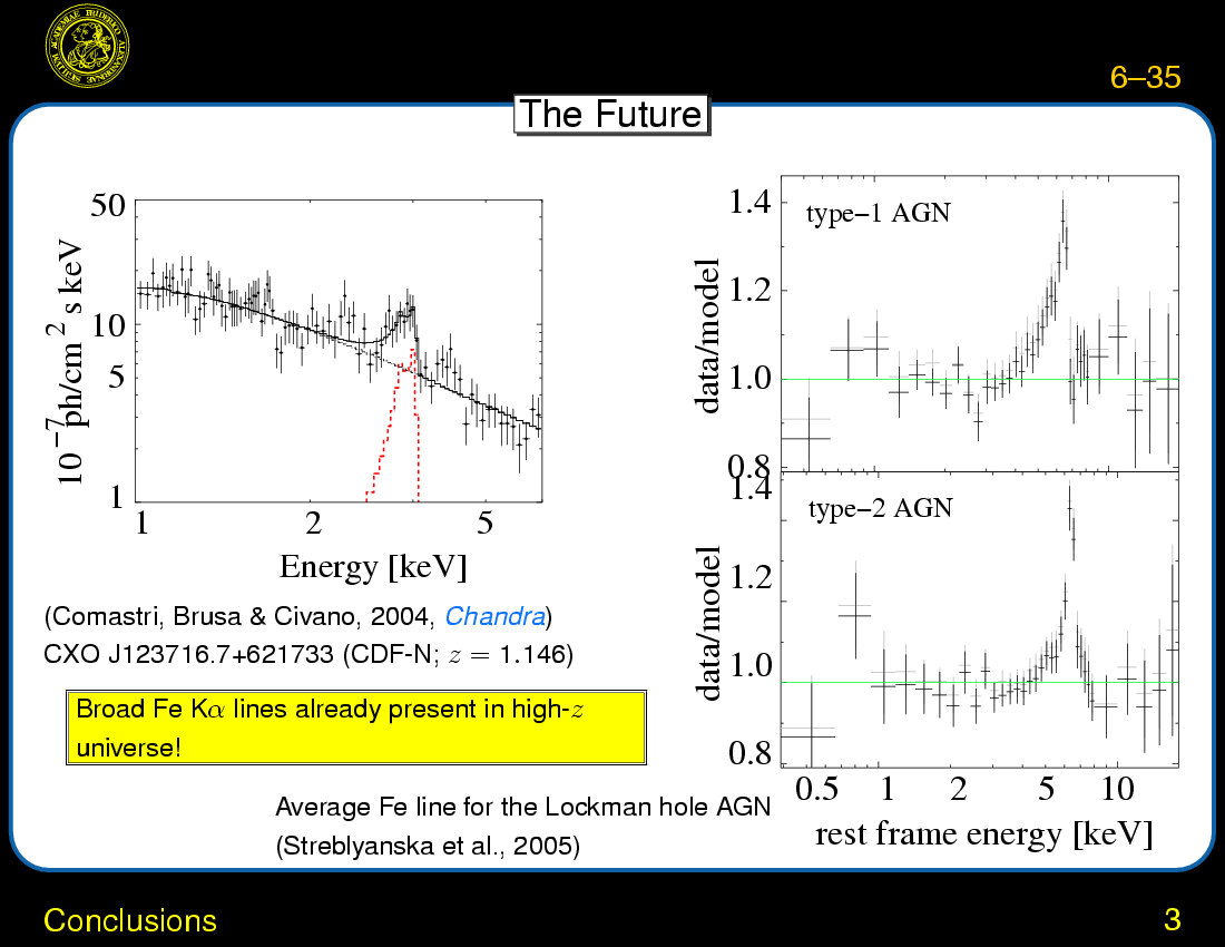 X-ray Continuum Emission and Broad Iron Lines : Conclusions