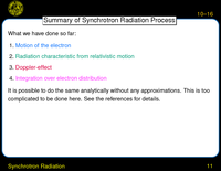 Synchrotron Radiation: Synchrotron Self-Absorption