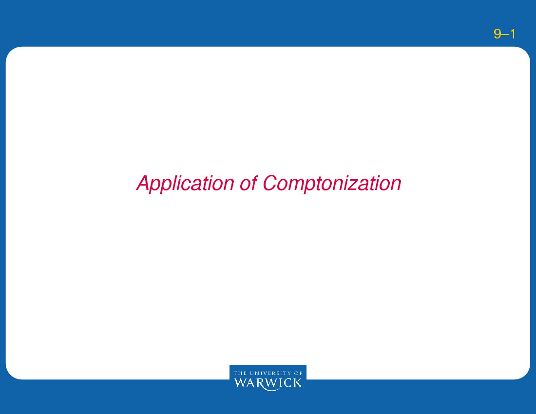 Application of Comptonization : Thermal Comptonization
