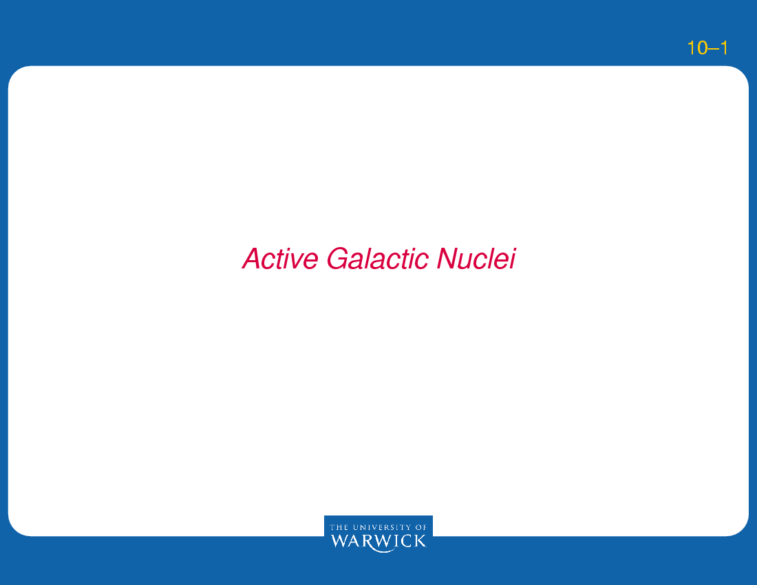 Active Galactic Nuclei : Observations
