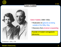 Modern Astronomy: Edwin Hubble
