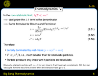 Big Bang Thermodynamics: Equation of State