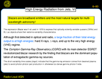 Radio-Loud AGN: Prototypical Example: 3C 273
