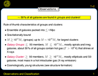 Observations and Classification: Observations