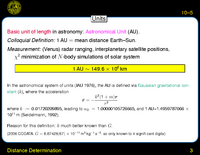 Geometric Methods: Trigonometric Parallax
