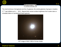 Elliptical Galaxies: Photometry