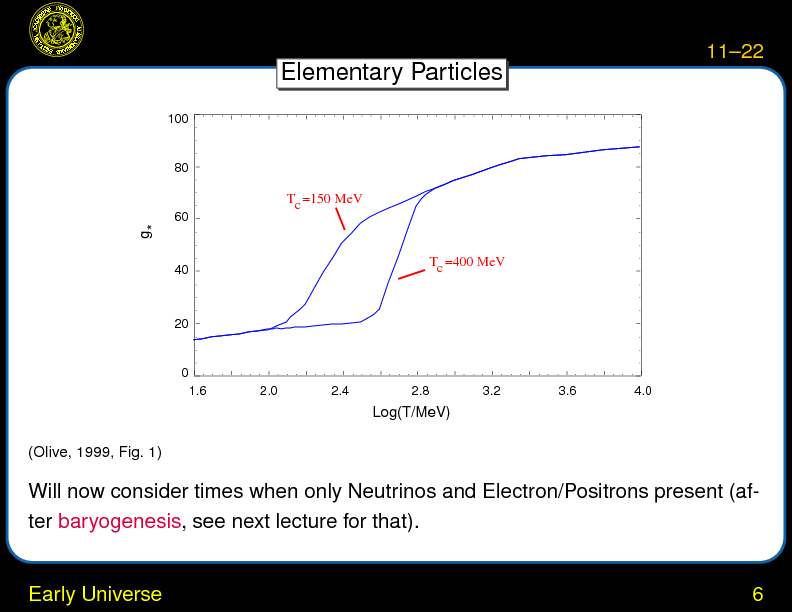 Chapter 11: The Hot Big Bang : Neutrinos