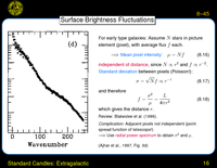 Standard Candles: Extragalactic: Surface Brightness Fluctuations