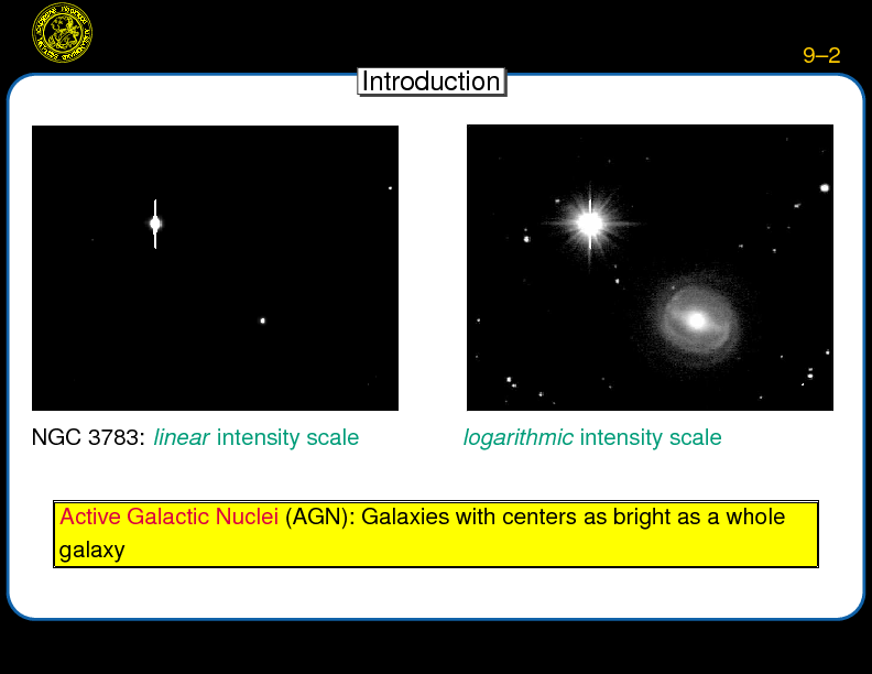 Chapter 9: Active Galactic Nuclei : History