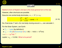 Kepler's Laws: 3rd Law