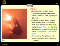 Comets: Halley