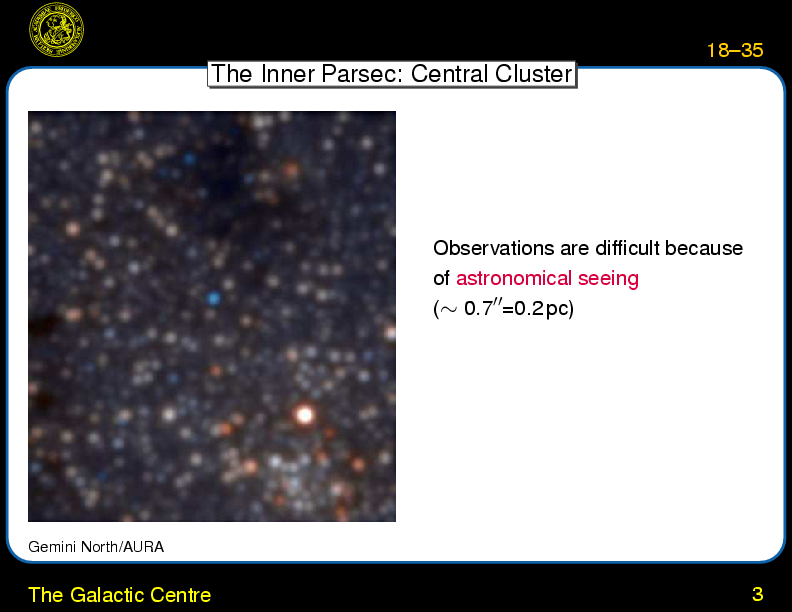 Chapter 18: The Milky Way and the Galactic Center : The Galactic Centre