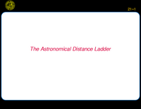 Distance Ladder: Introduction