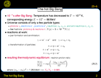 The hot Big Bang: The hot Big Bang