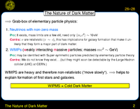 The Nature of Dark Matter: The Nature of Dark Matter