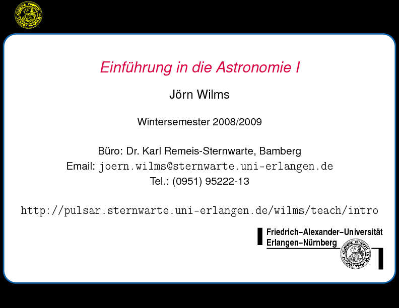 Einführung in die Astronomie I, p. Pagenumber::0--1