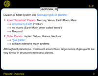 Planets: Overview: Overview