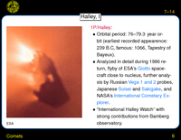 Comets: Halley