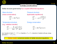 Stellar Structure: Energy generation: Overview