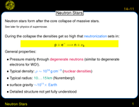 Neutron Stars: Neutron Stars: Structure