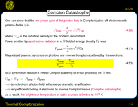 Thermal Comptonization: Compton Catastrophe
