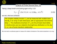 Radio Interferometry: The $u,v$-plane