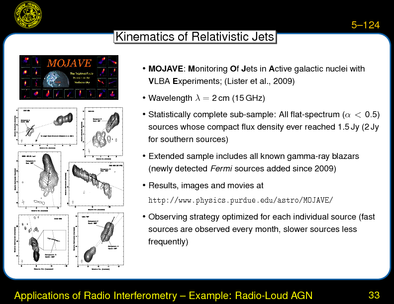 Chapter 5: Radio Astronomy : Applications of Radio Interferometry -- Example: Radio-Loud AGN