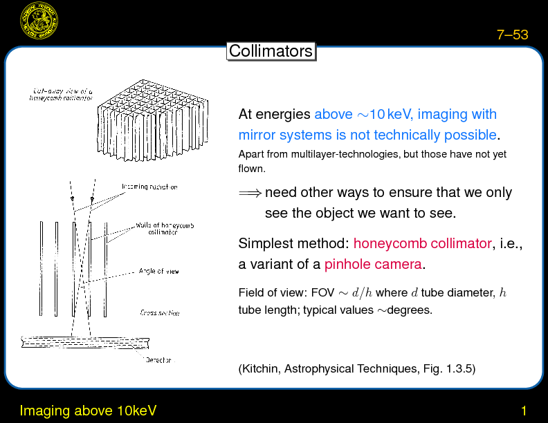 Chapter 7: X-ray Detectors : Imaging above 10keV