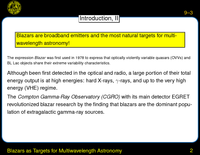 Blazars as Targets for Multiwavelength Astronomy: Introduction