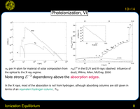 Ionization Equilibrium: Collisional Ionization