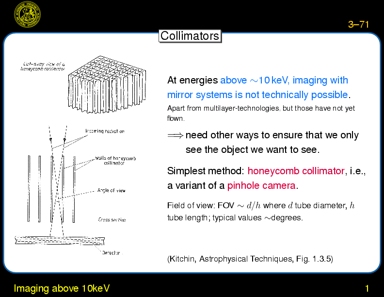 Chapter 3: X-Ray Detectors : Imaging above 10keV
