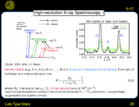 Late Type Stars: High-resolution X-ray Spectroscopy