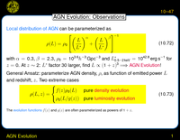 AGN Evolution: AGN Evolution: Observations