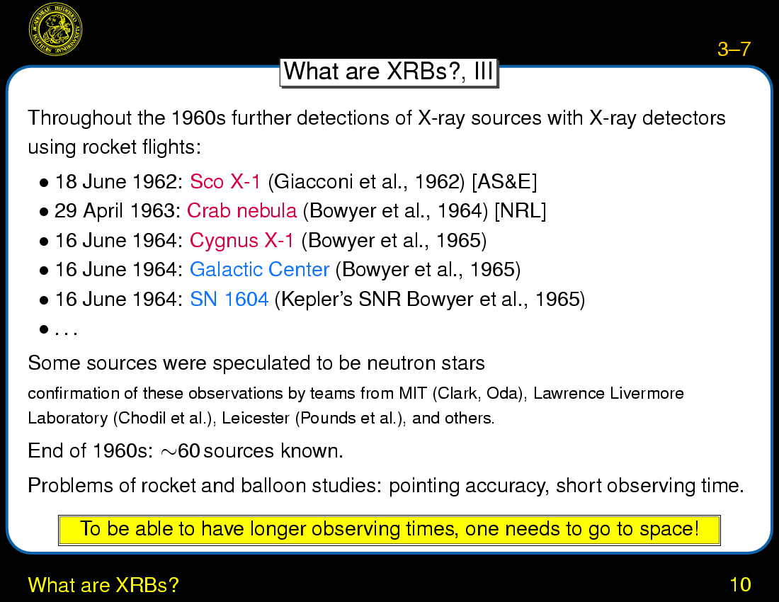 History: What are X-ray Binaries? : What are XRBs?
