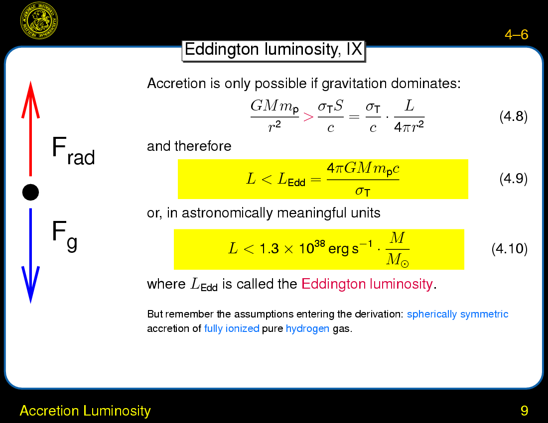 Accretion in X-Ray Binaries : Accretion Luminosity