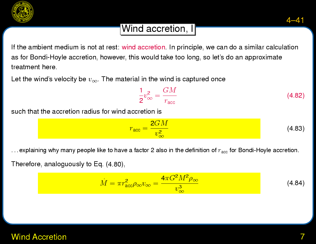 Accretion in X-Ray Binaries : Wind Accretion