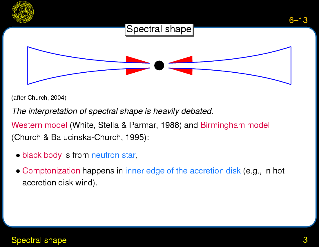 Low-Mass X-ray Binaries : Spectral shape