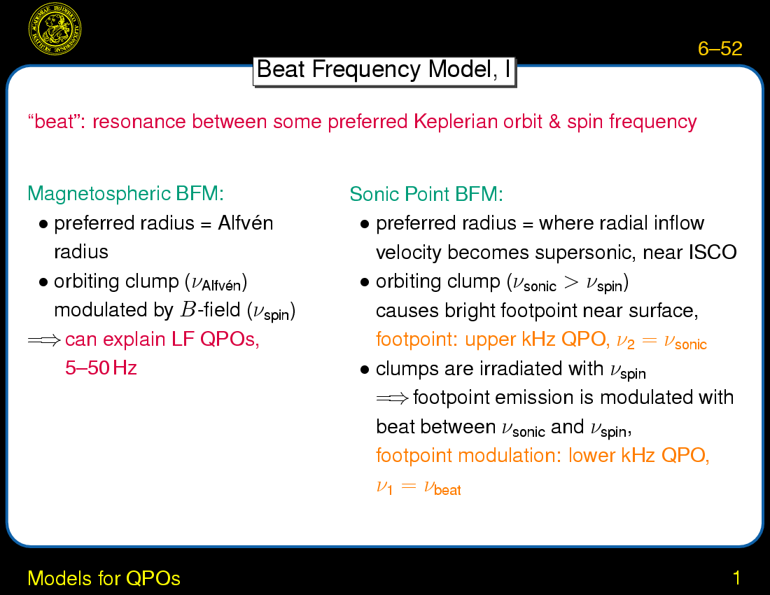 Low-Mass X-ray Binaries : Models for QPOs