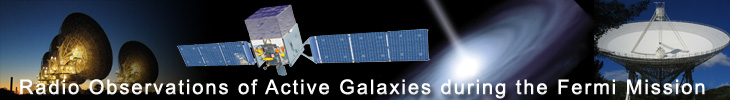 Radio Observations of Active Galaxies during the GLAST Mission