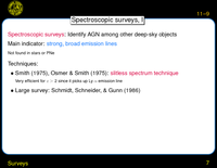 Surveys: Spectroscopic surveys