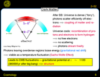 Cosmology: Dark Matter