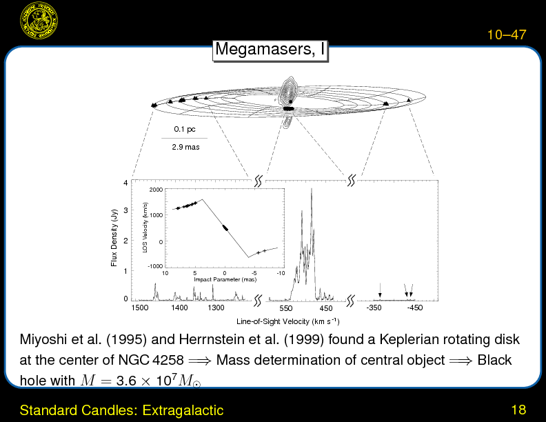 Chapter 10: Distance Ladder and H0 : Standard Candles: Extragalactic