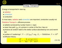 : Energy Transport