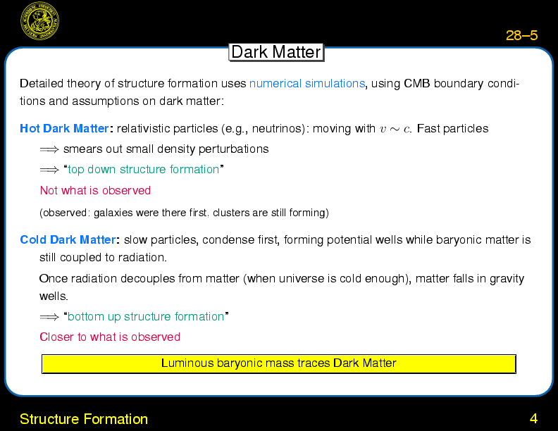 Chapter 28: Evolution of the Universe : CMB