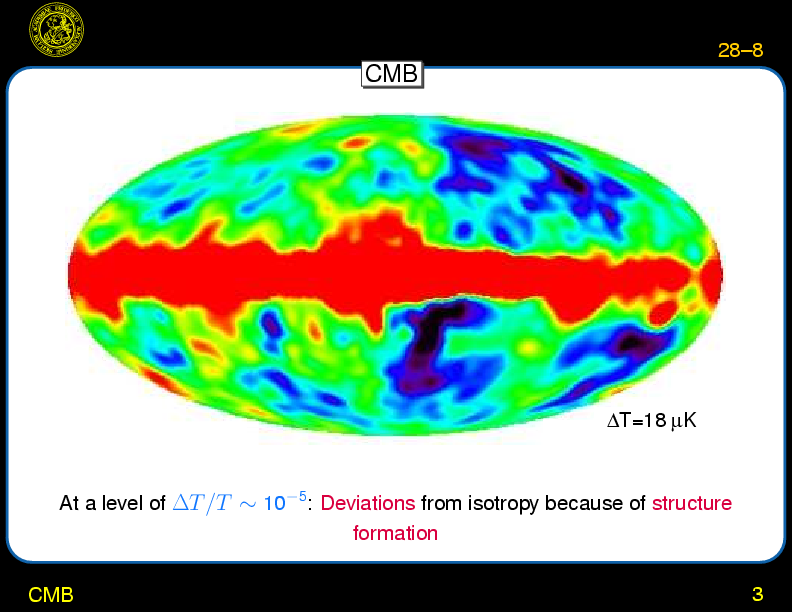 Chapter 28: Evolution of the Universe : CMB