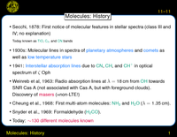 Molecular Spectroscopy: Molecular Hamiltonian