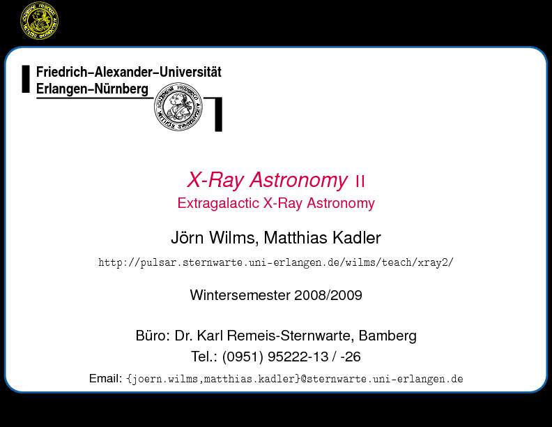 X-Ray Astronomy II, p. Pagenumber::0--1