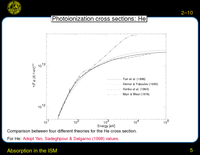 Absorption in the ISM: Photoionization cross sections: Metals